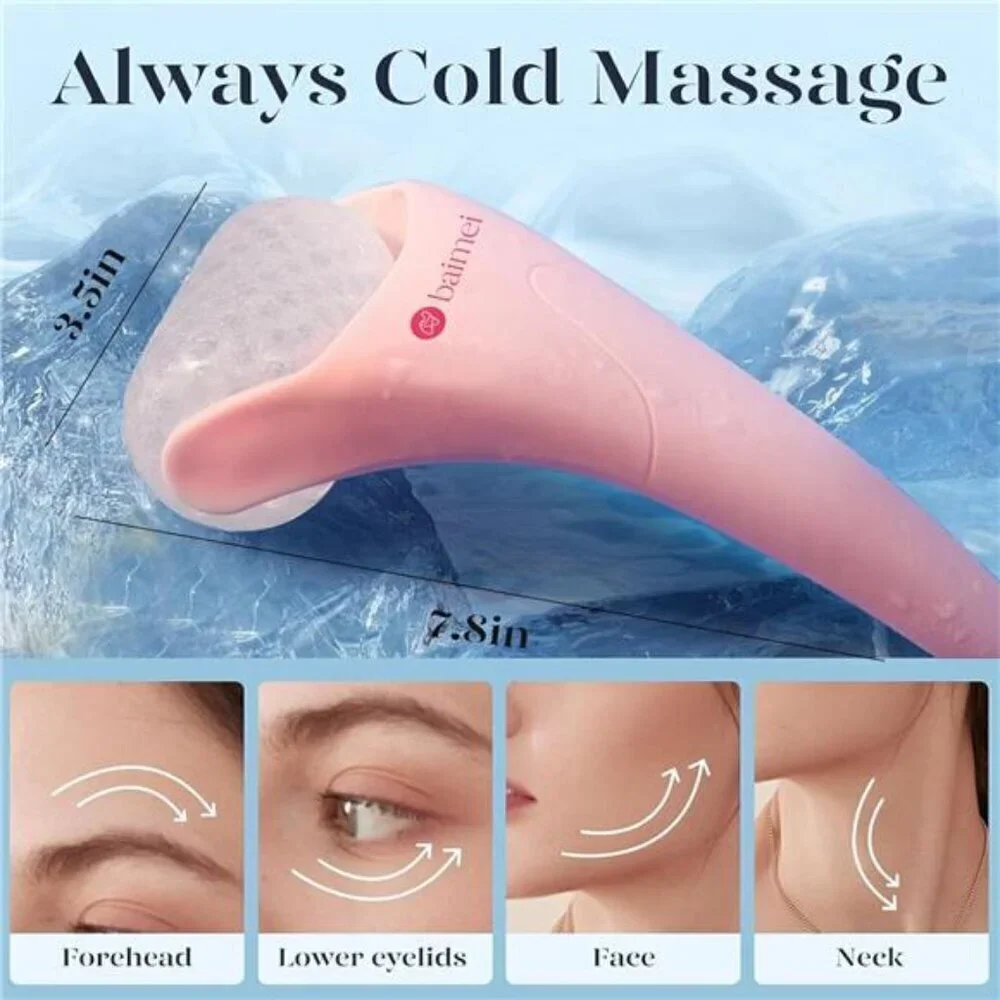 Ice Roller for Face Women andFacial Tool Set Reduces Puffiness Skin Care